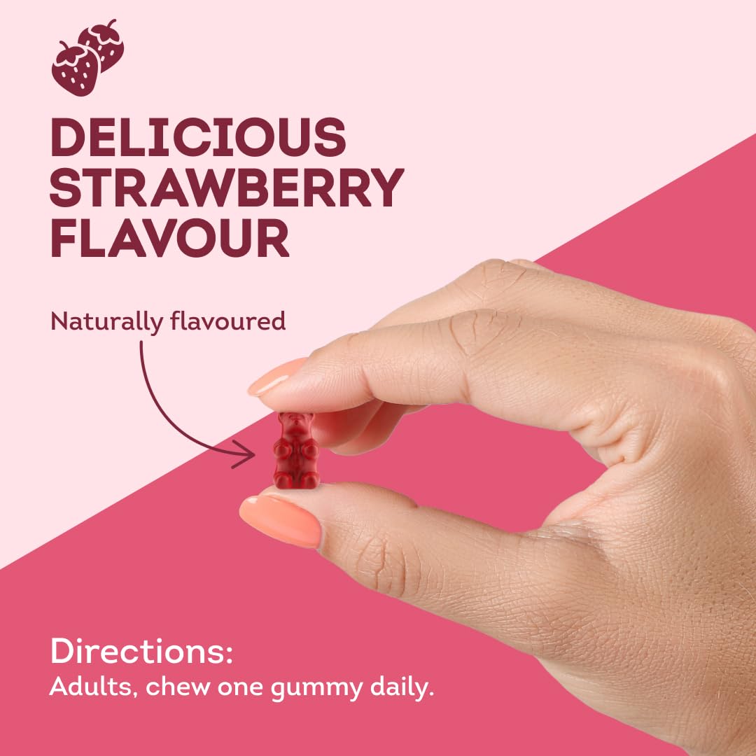 Florawell® Multivitamin Gummies for Women - 16 Key Vitamins & Minerals for Immune Support & Hormonal Regulation* - 2 Months Supply - Natural Strawberry Flavour - Vitamin Gummies for Adults