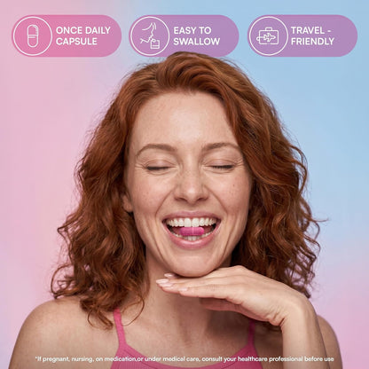 Florawell® Vaginal Live Cultures for Women – Scientifically Proven Bio Cultures for Women’s Intimate Flora – with Cranberry Extract - 30 Oral Capsules